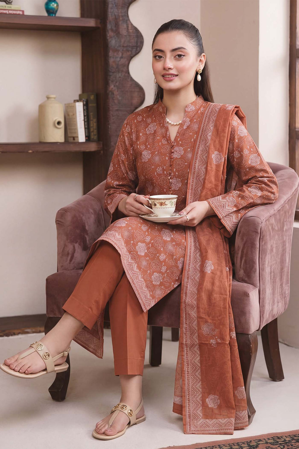 Bagh-e-Iram Jacquard Lawn V2 D11