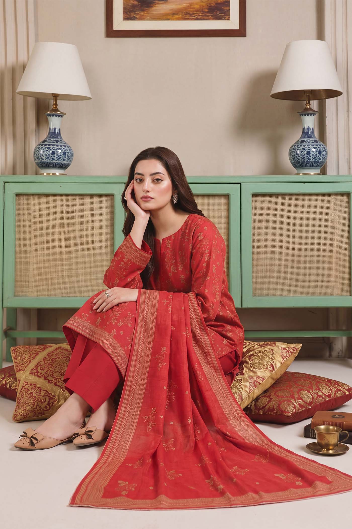 Bagh-e-Iram Jacquard Lawn V2 D13 Secondary image