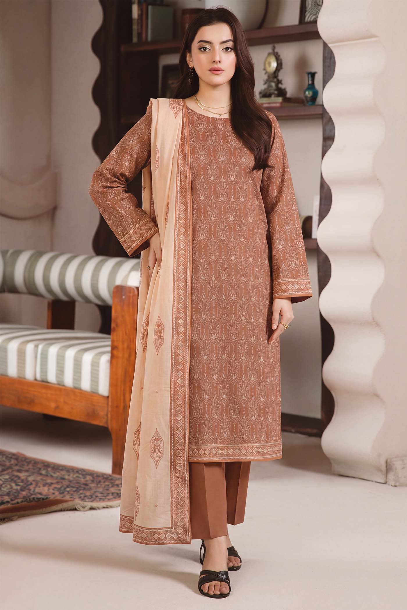 Bagh-e-Iram Jacquard Lawn V2 D15 Main image