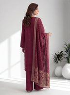 Chahrangi Embroidered Chikankari D04
