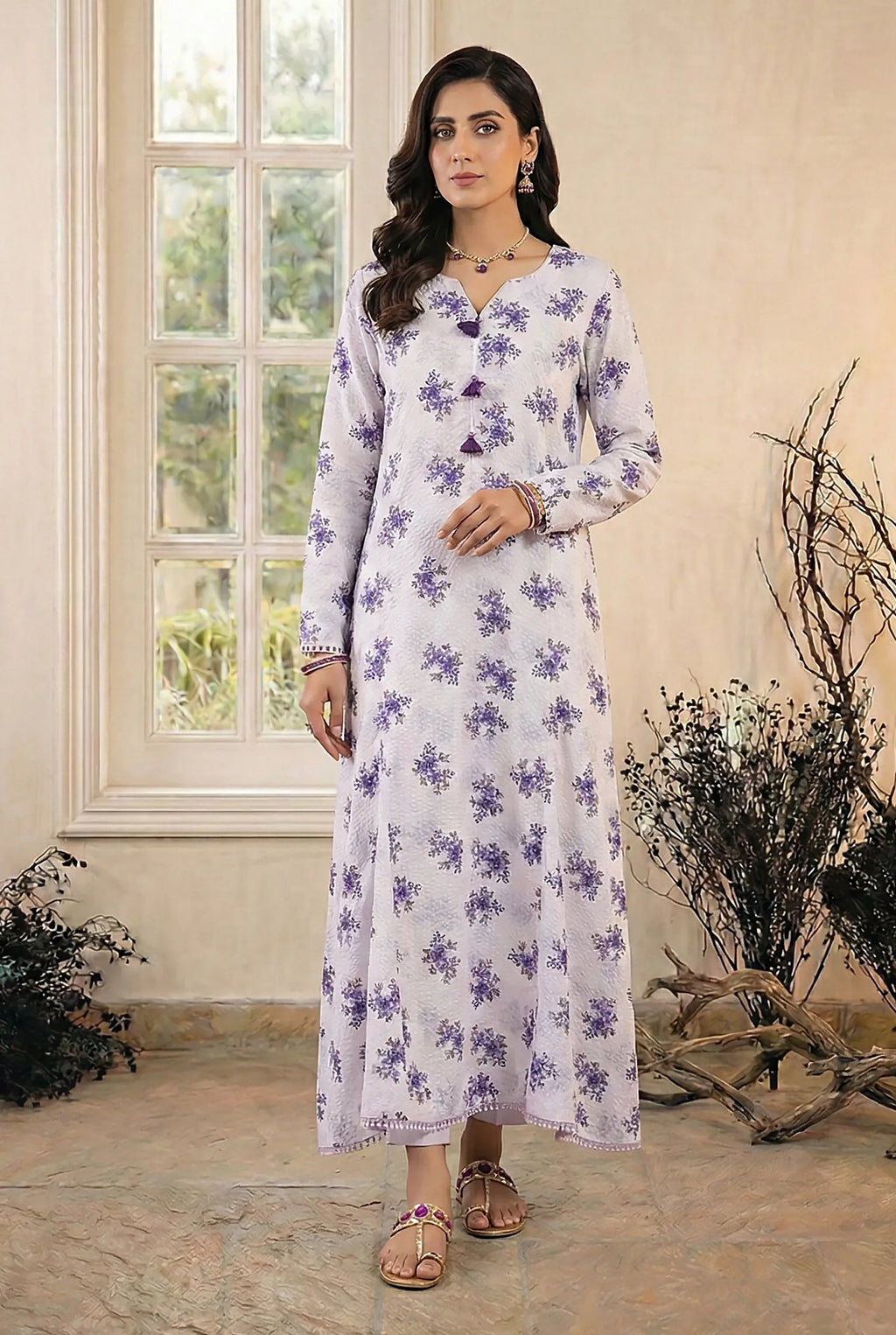2 Piece Printed Viscose D9