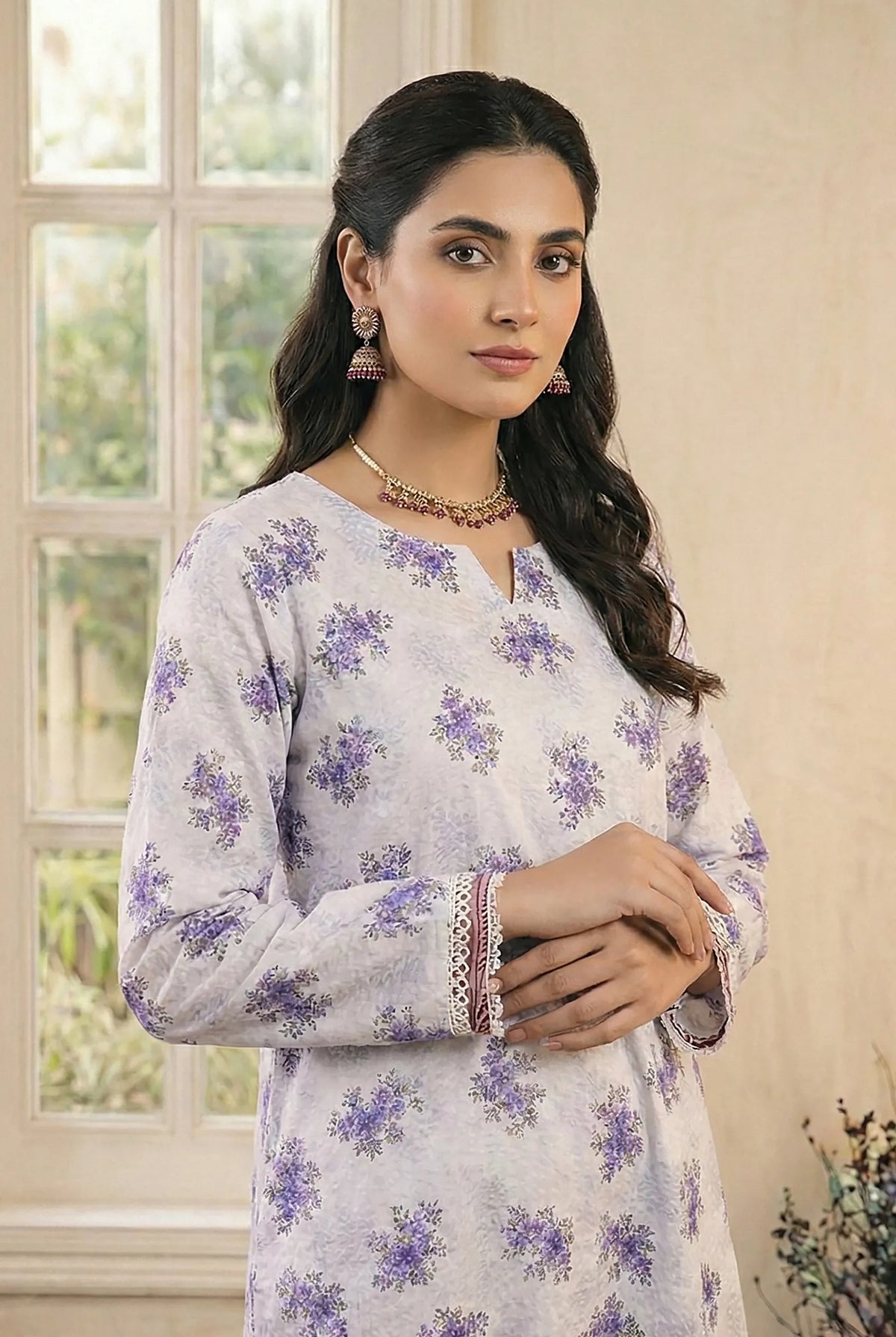 2 Piece Printed Viscose D9