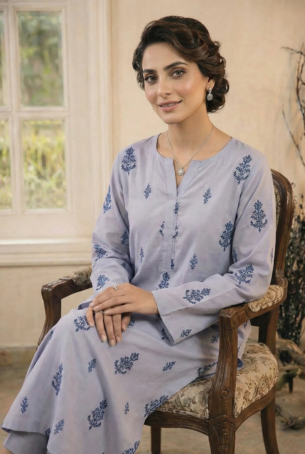 2 Piece Printed Viscose D8