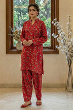 2 Piece Printed Viscose D7