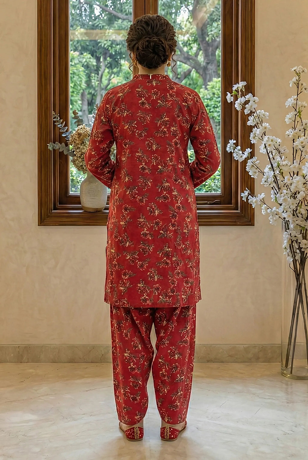 2 Piece Printed Viscose D7