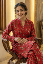 2 Piece Printed Viscose D7