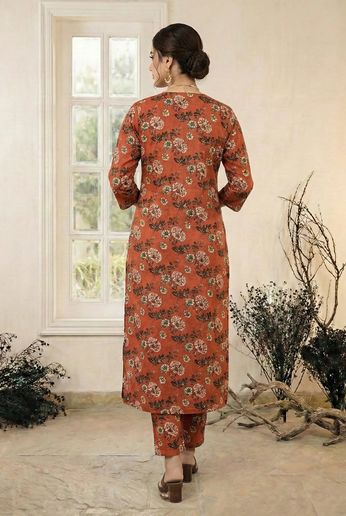 2 Piece Printed Viscose D4