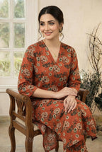 2 Piece Printed Viscose D4