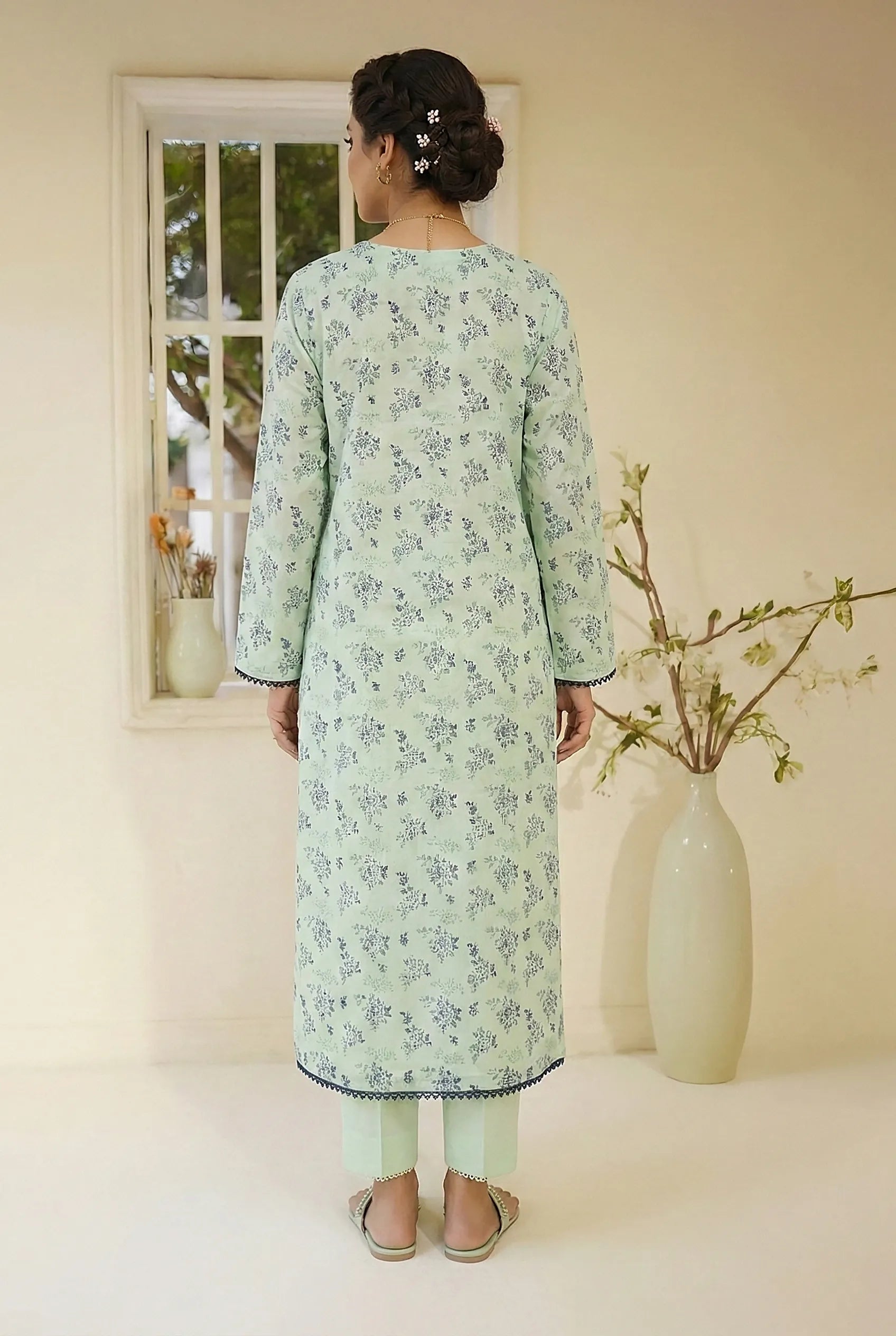 2 Piece Printed Viscose D3 Secondary image