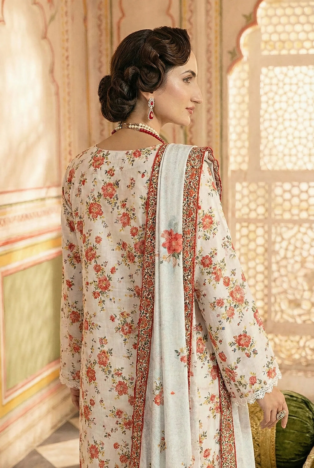 3 Piece Printed Khaddar D12