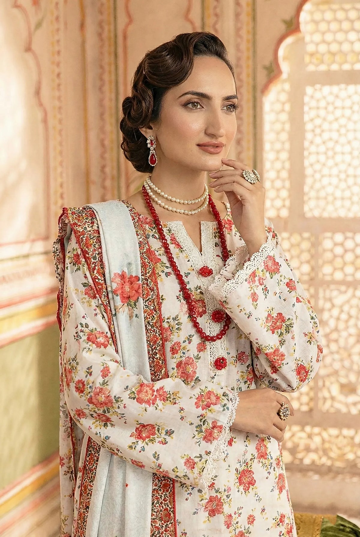3 Piece Printed Khaddar D12