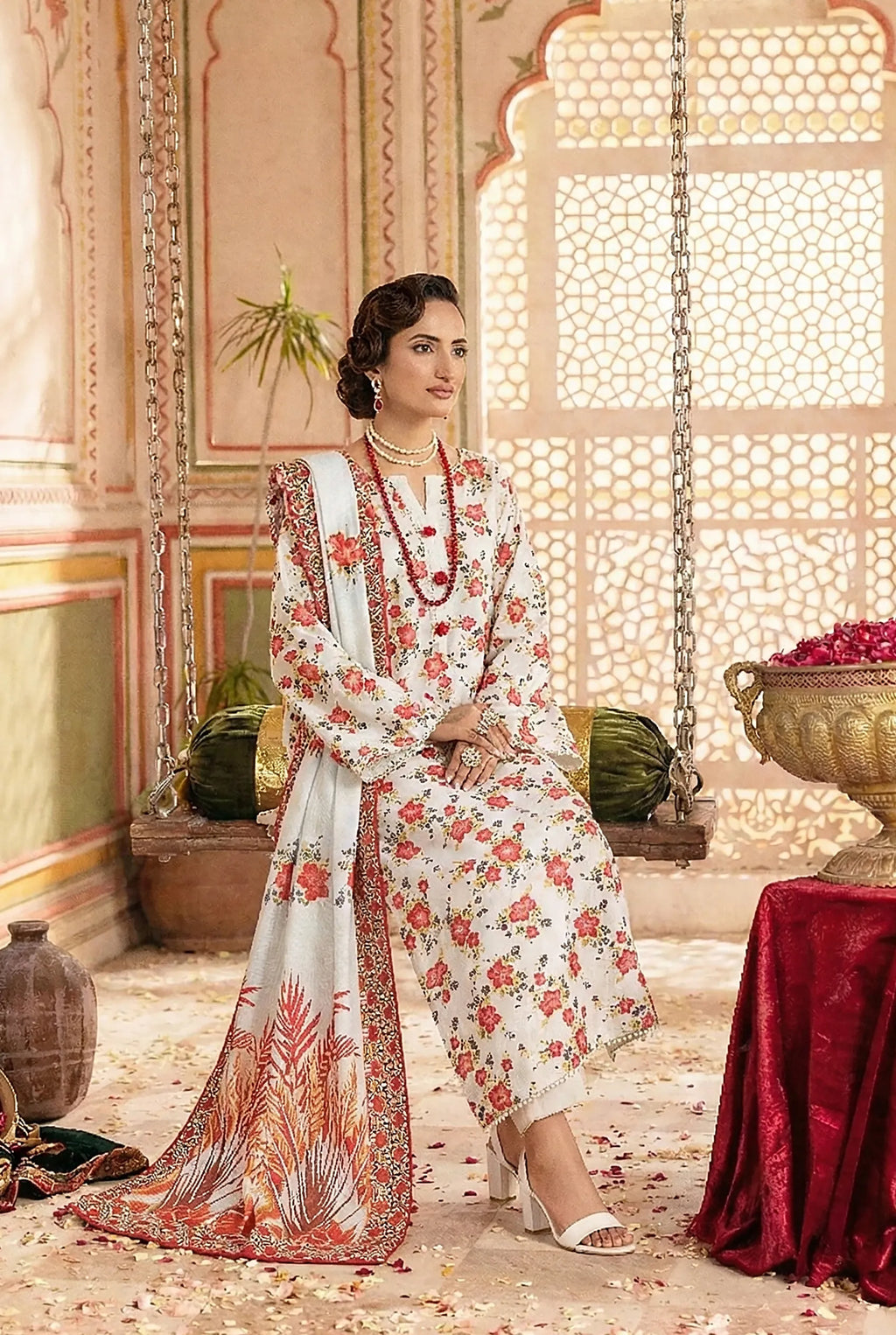 3 Piece Printed Khaddar D12