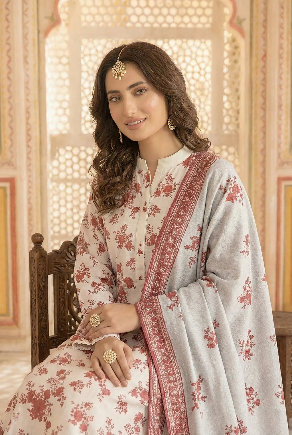 3 Piece Printed Khaddar D15