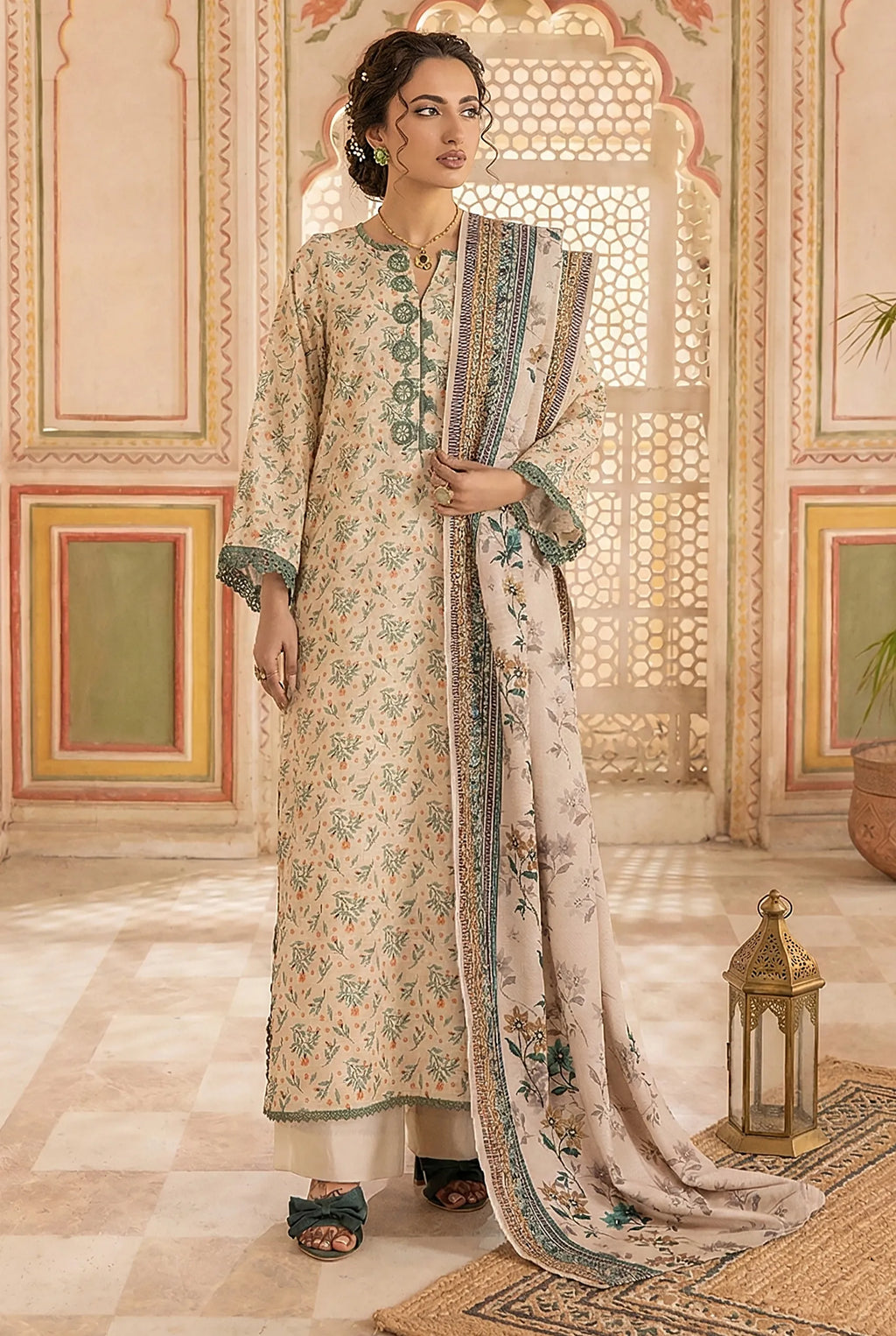 3 Piece Printed Khaddar D8