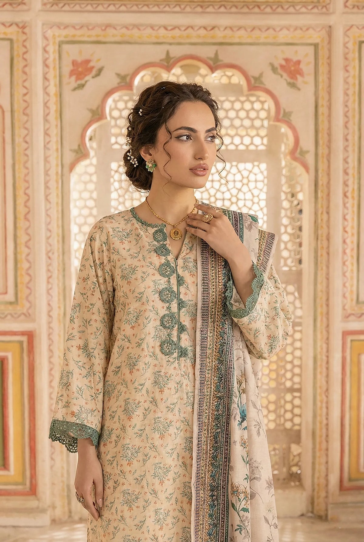 3 Piece Printed Khaddar D8