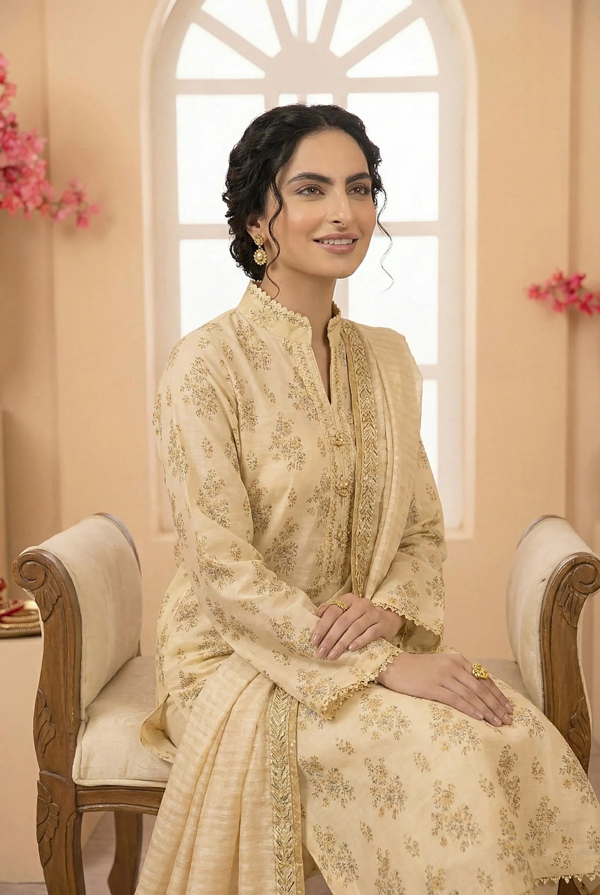 3 Piece Printed Khaddar D7