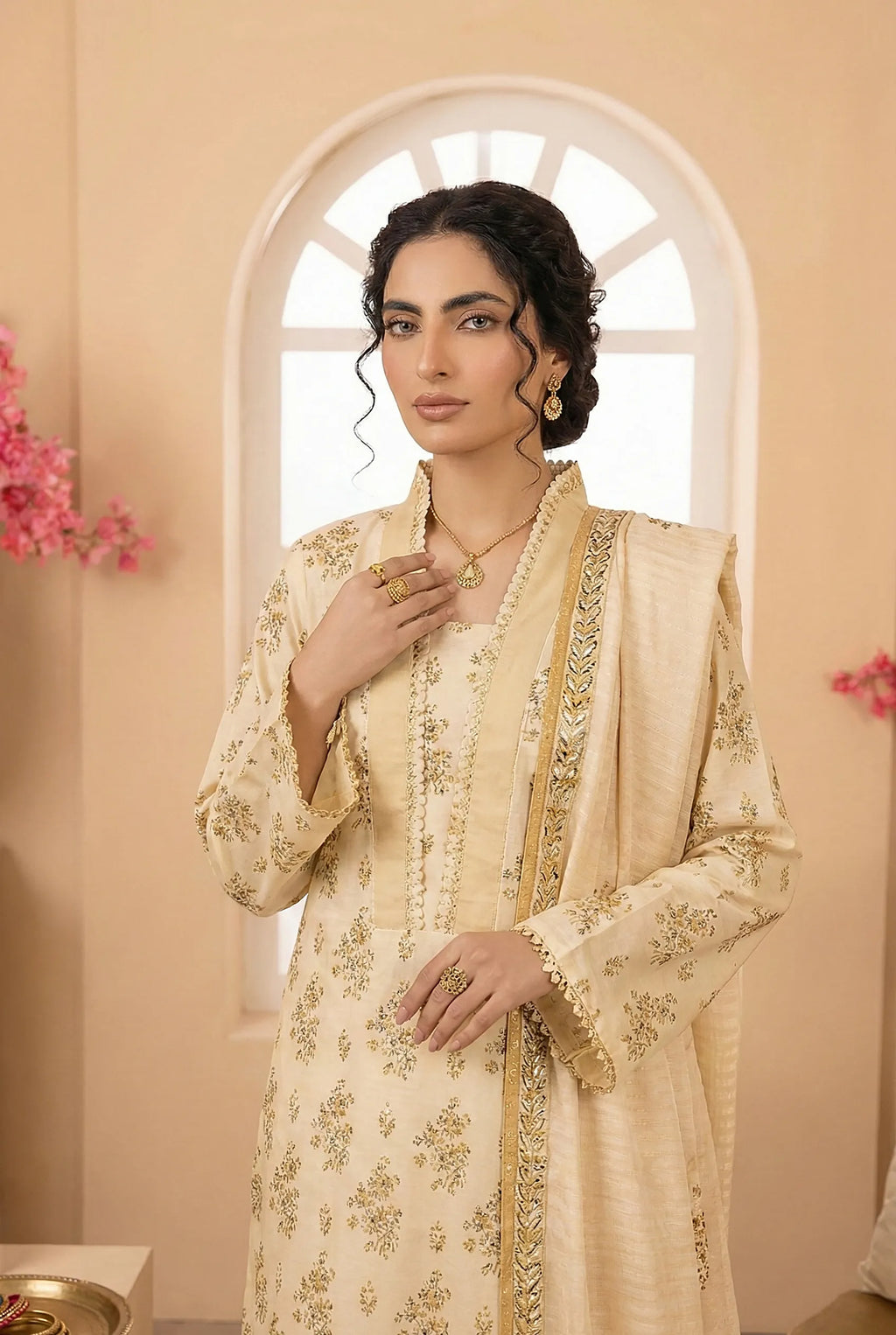 3 Piece Printed Khaddar D7