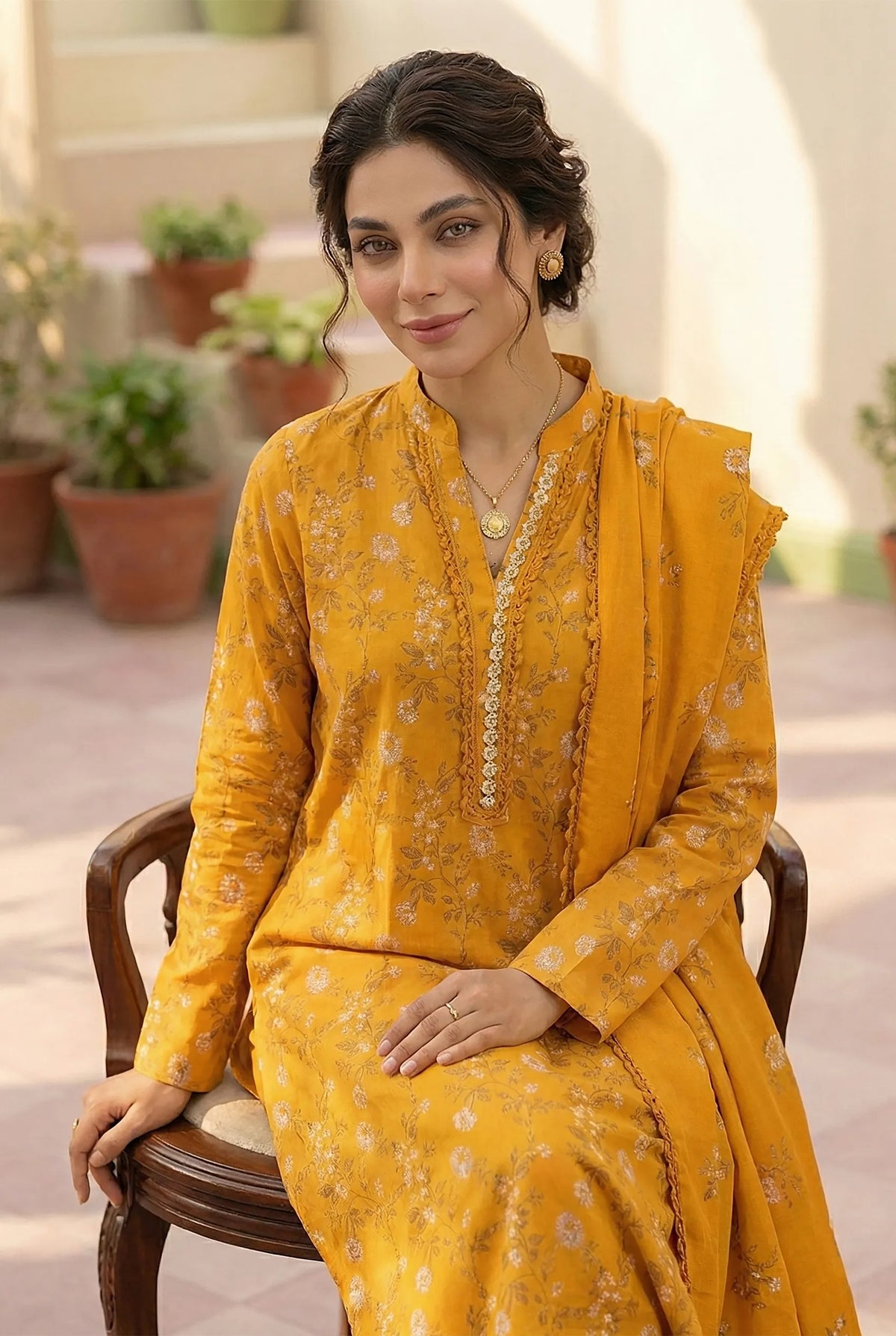 3 Piece Dhanak D4