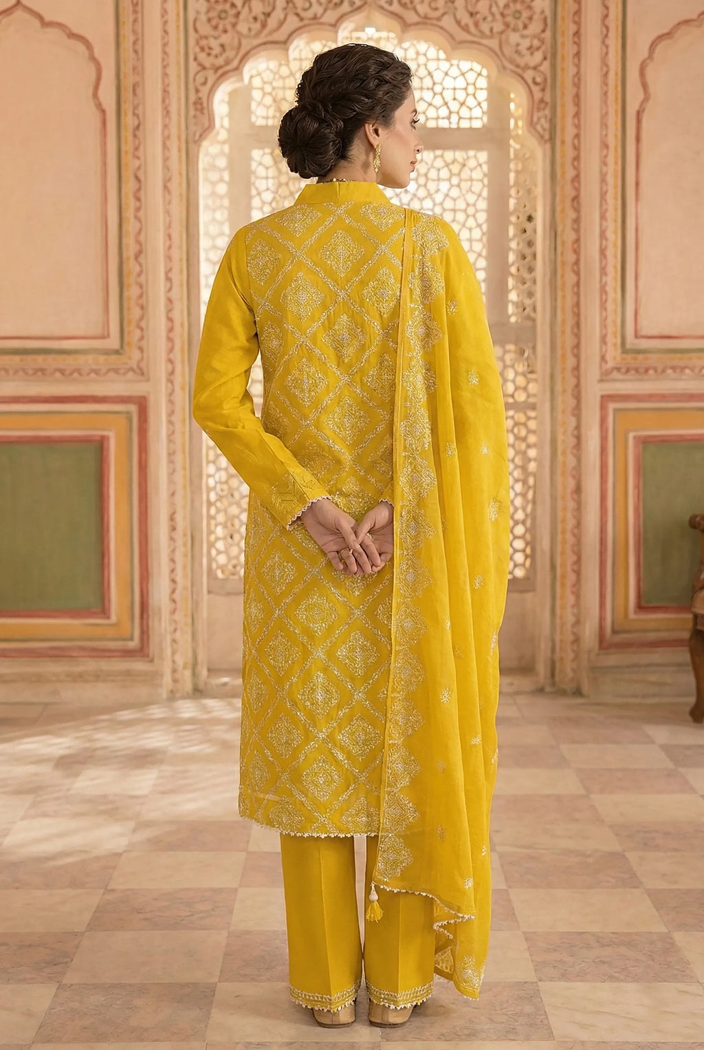 3 Piece Dhanak D7