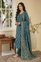 3 Piece Printed Khaddar D3