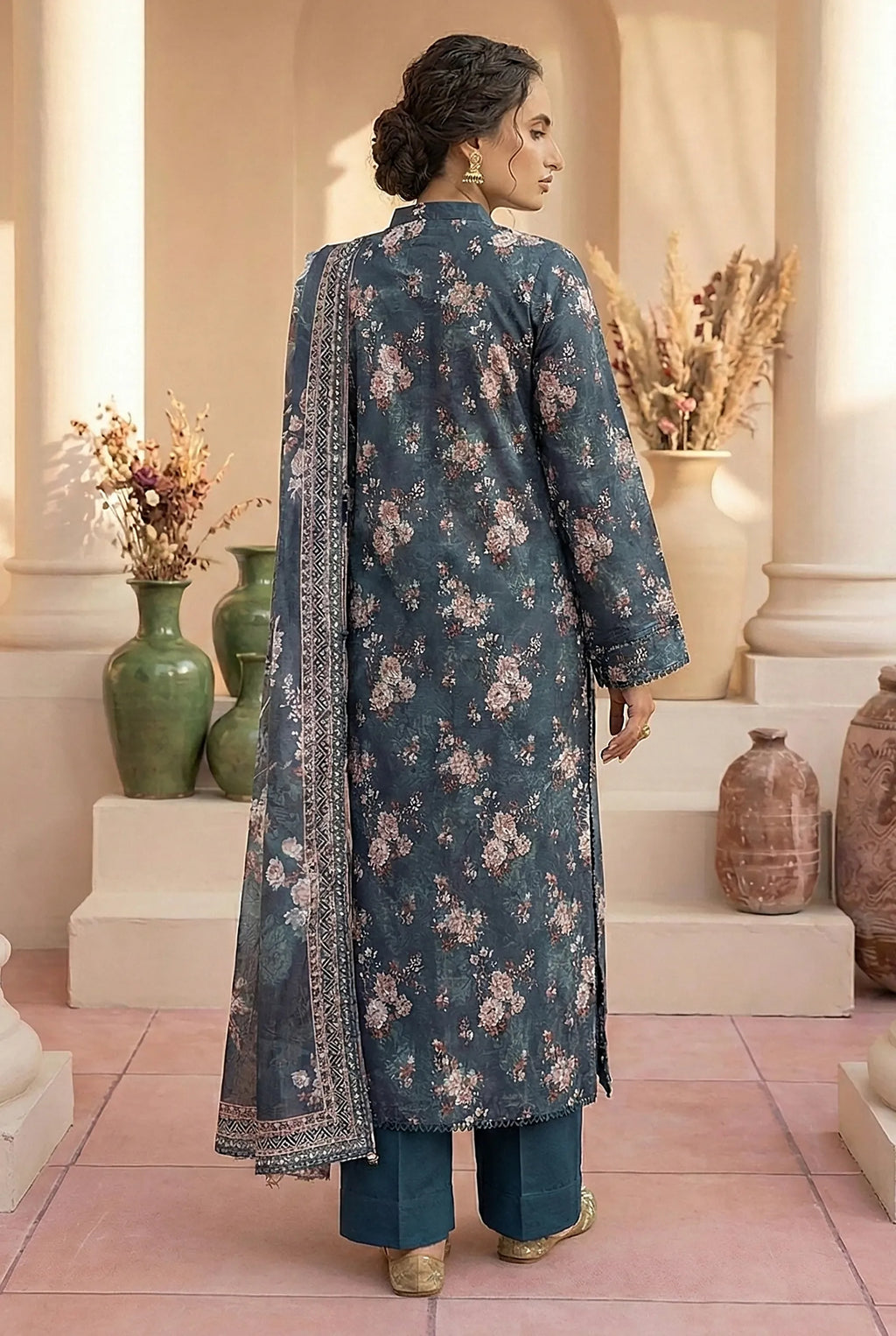 3 Piece Printed Khaddar D13