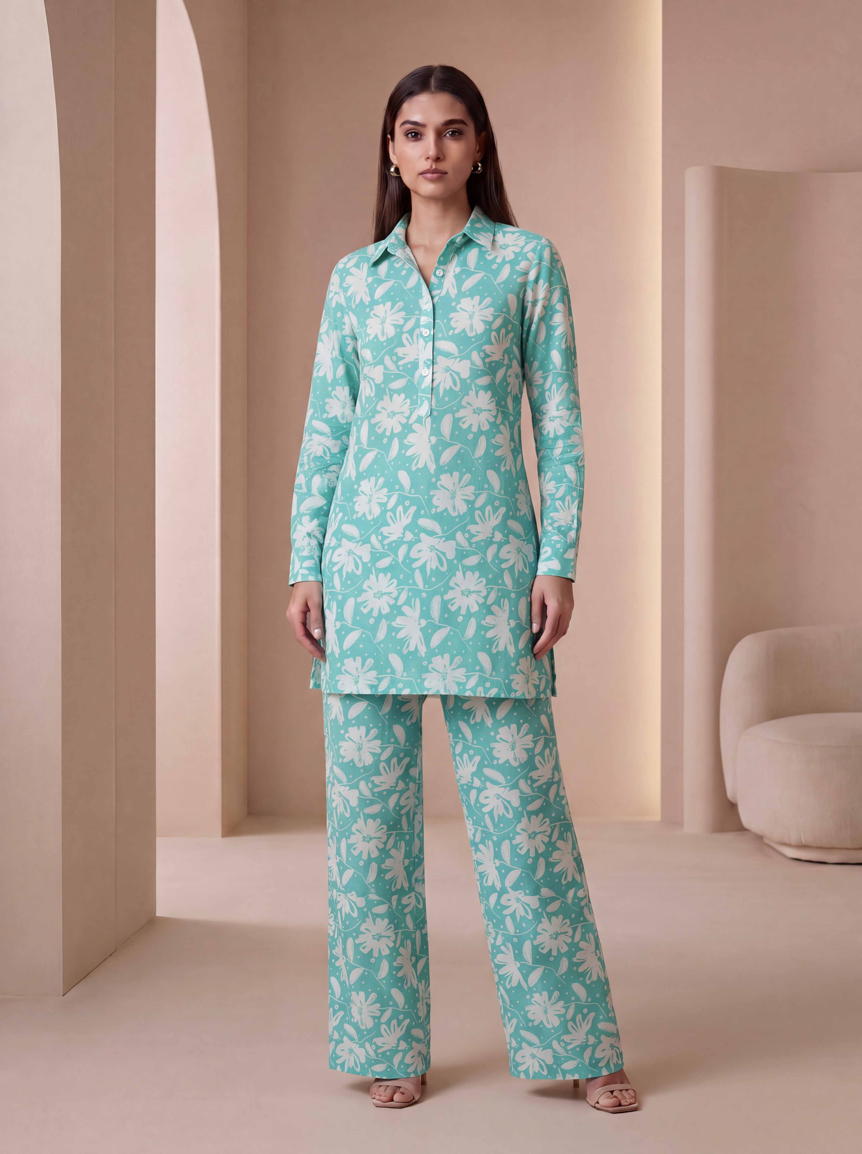 Printed Co-ord Sets D03 Main image