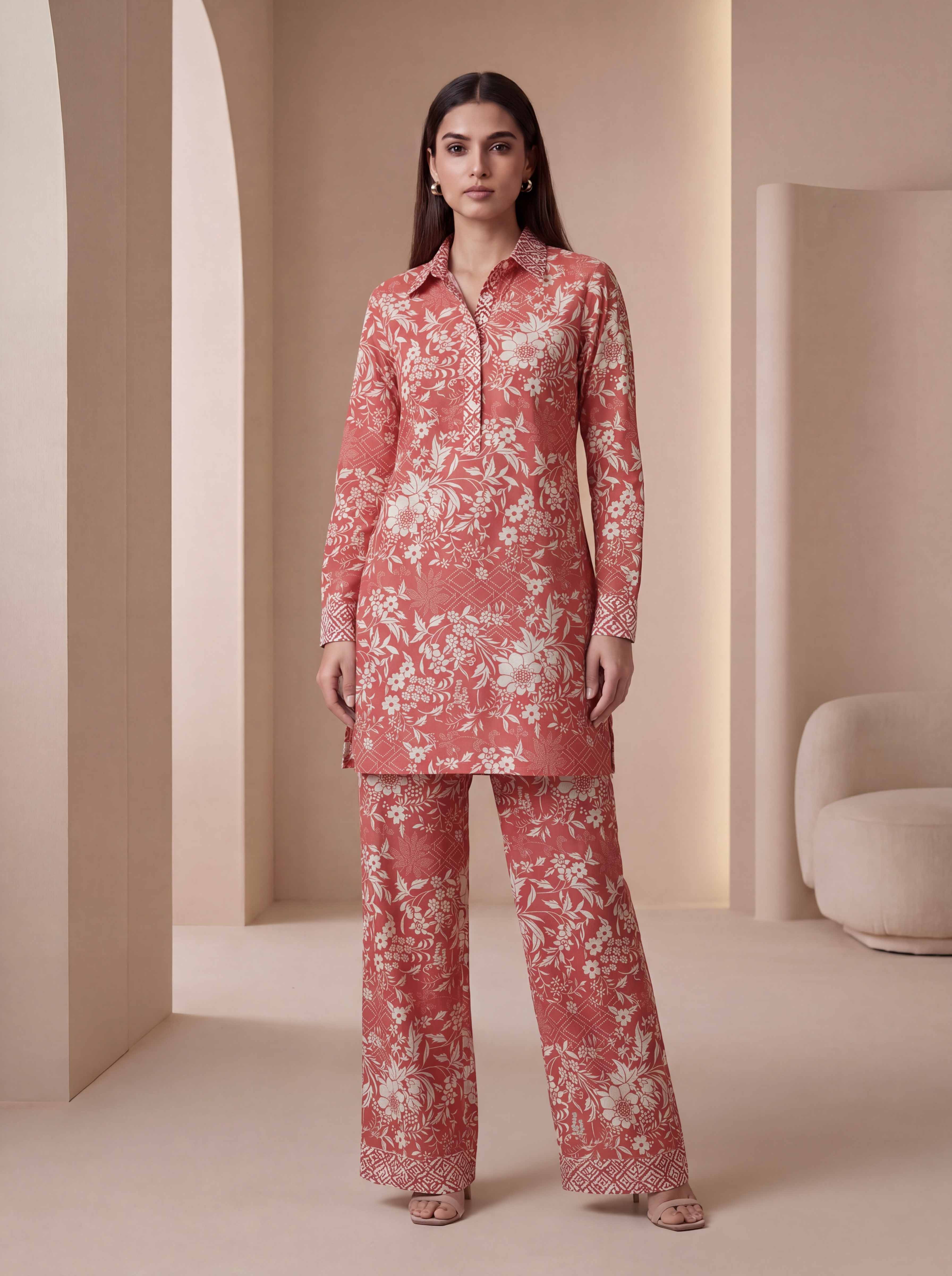 Printed Co-ord Sets D06 Main image