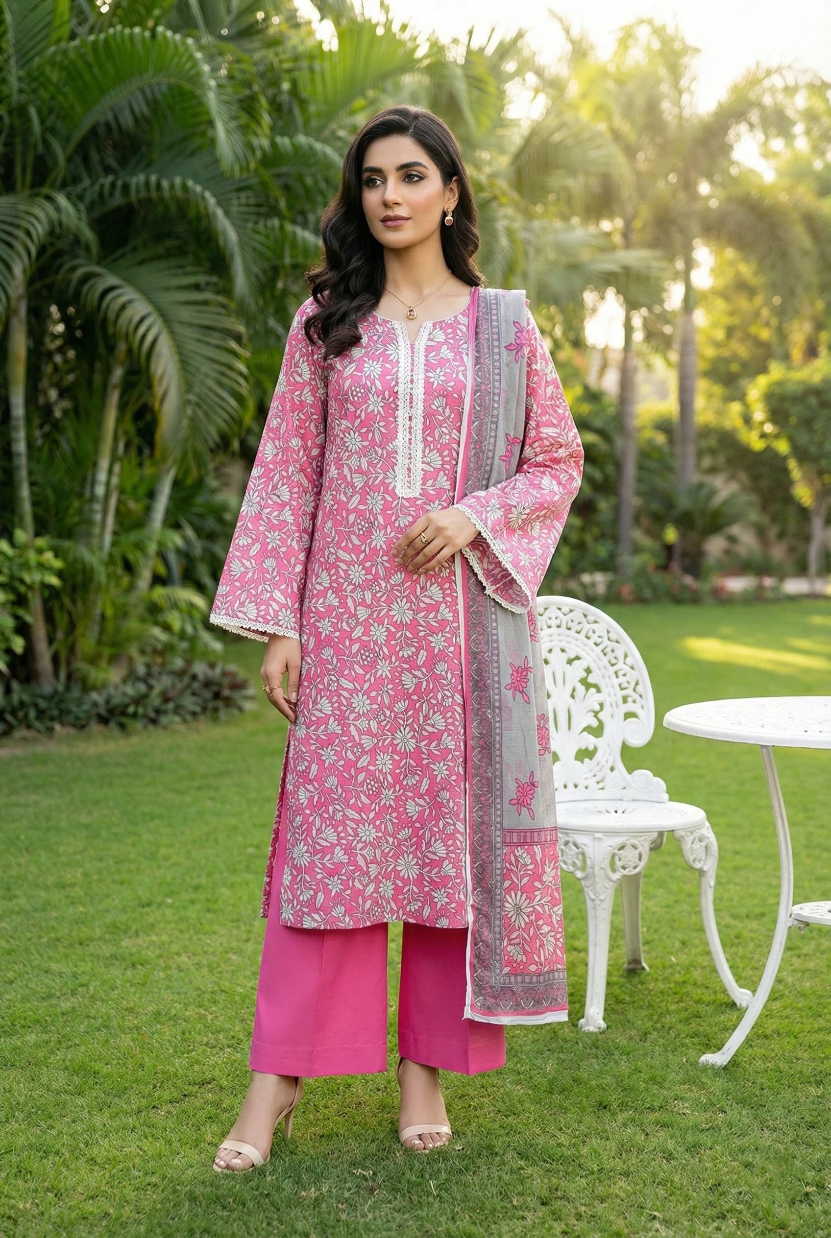 Bagh-e-Iram Jacquard Lawn D10 Main image