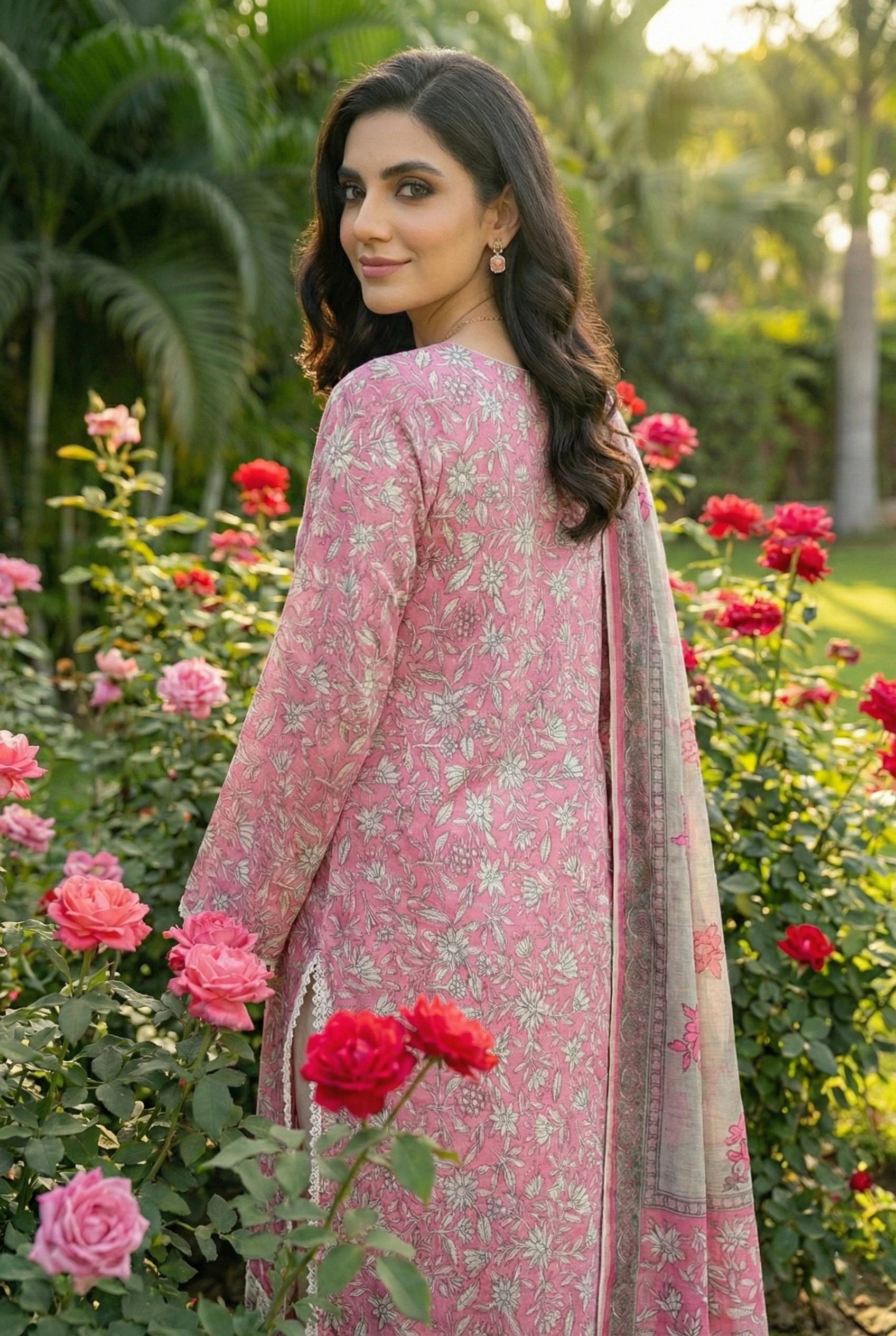 Bagh-e-Iram Jacquard Lawn D10 Secondary image