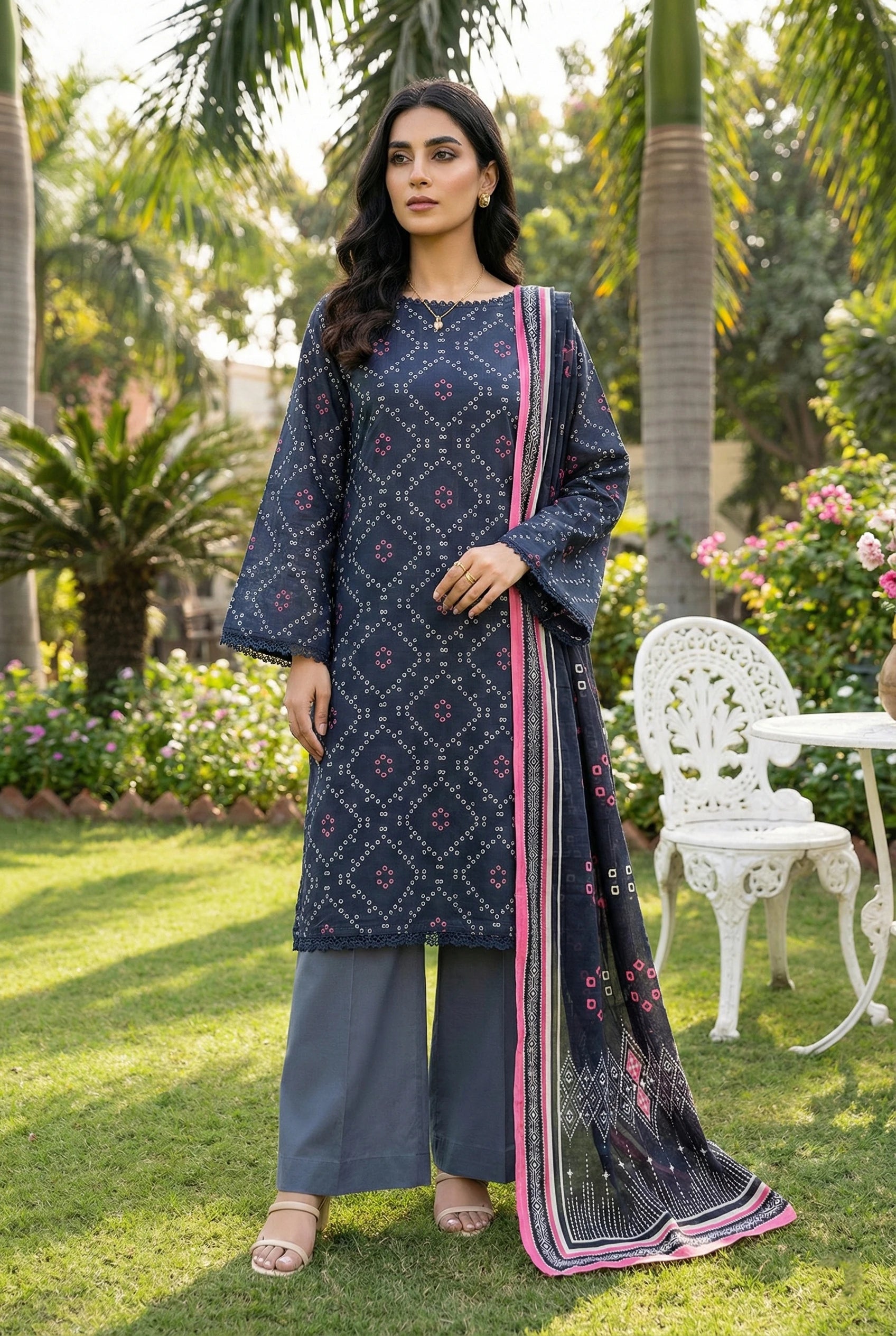 Bagh-e-Iram Jacquard Lawn D11 Main image