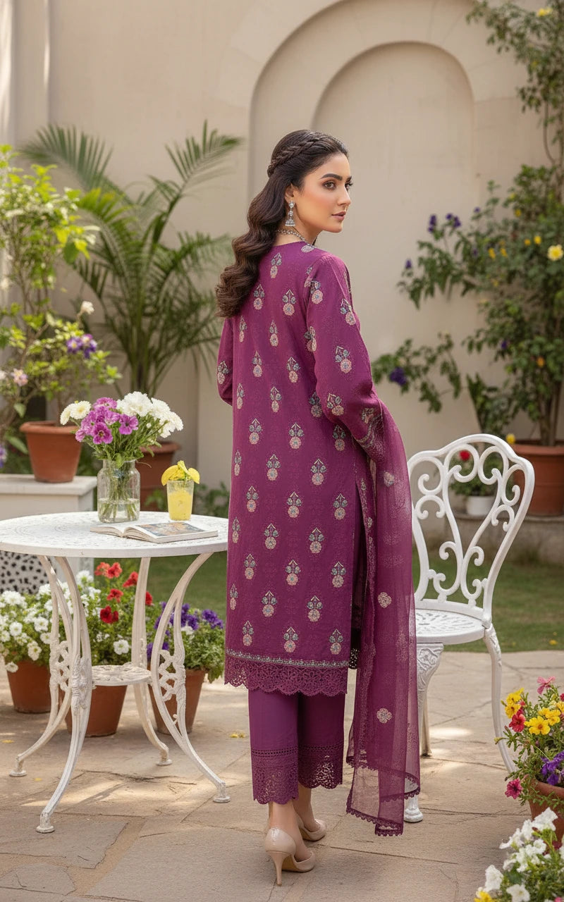 Gul-e-Sehar Embroidered Lawn D11
