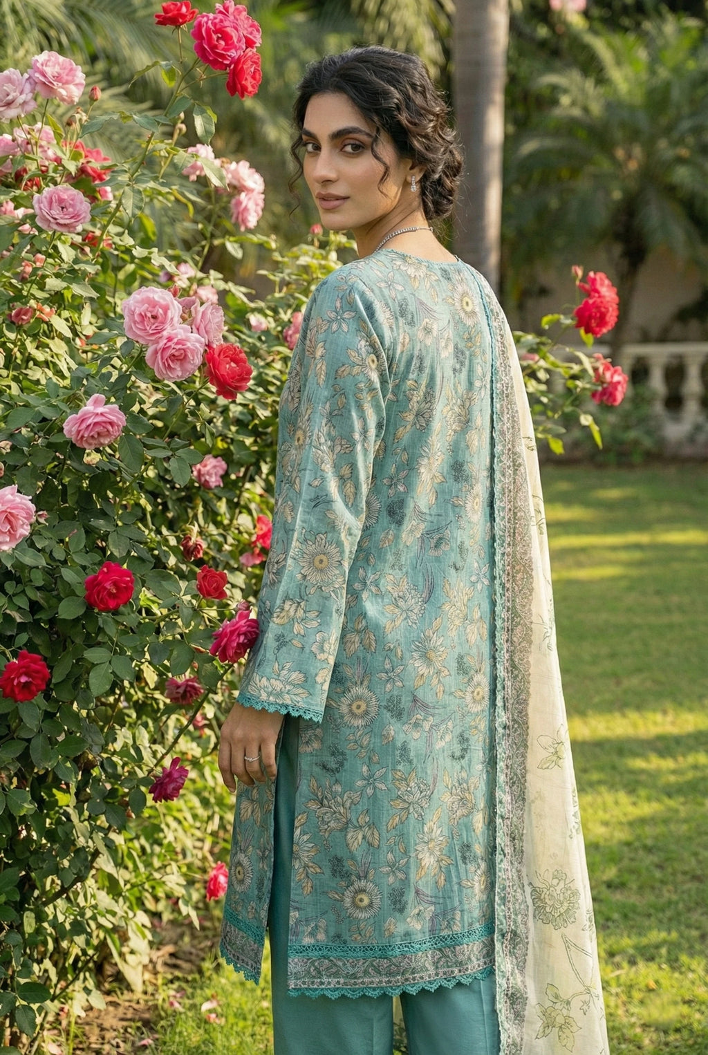 Bagh-e-Iram Jacquard Lawn D12