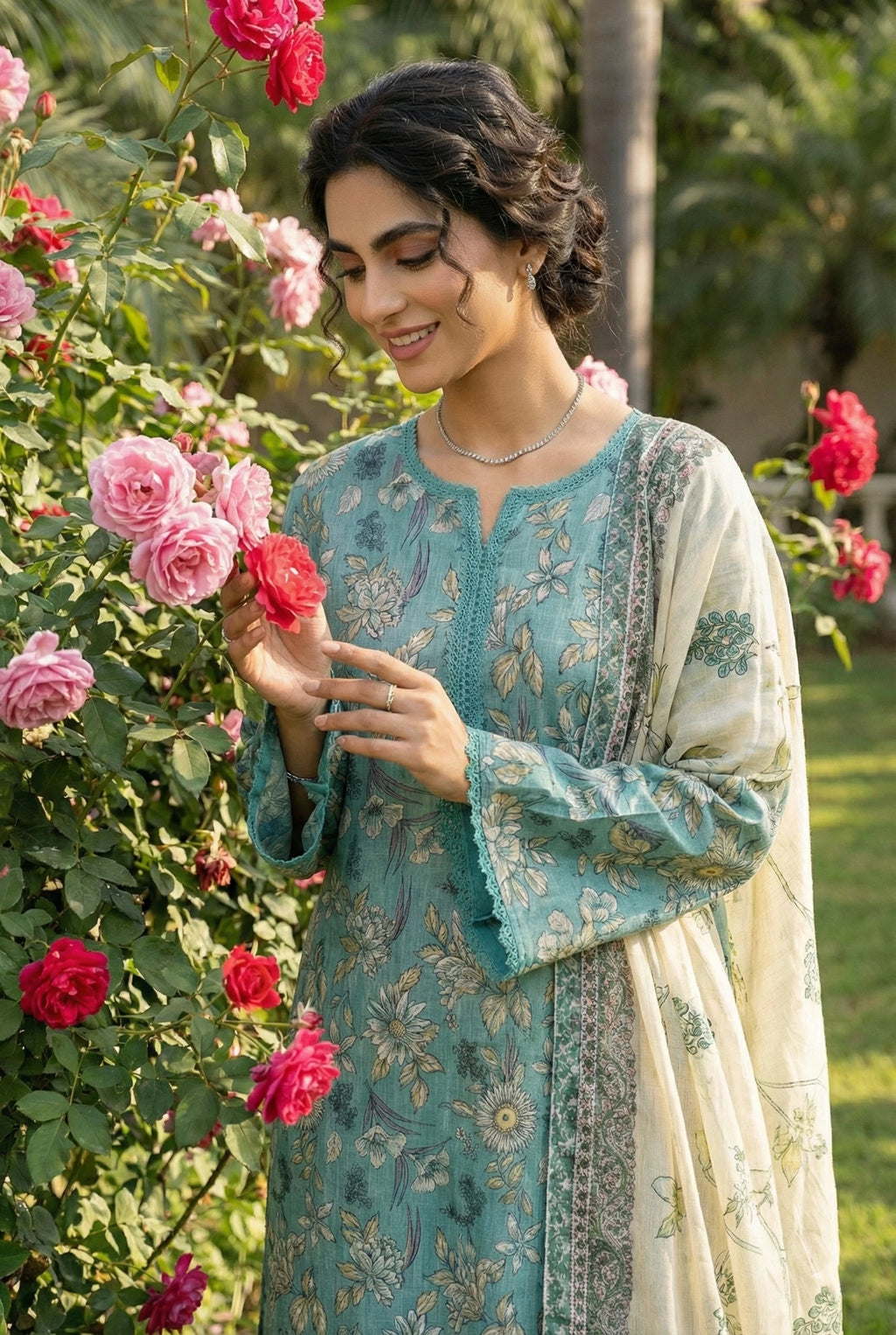 Bagh-e-Iram Jacquard Lawn D12