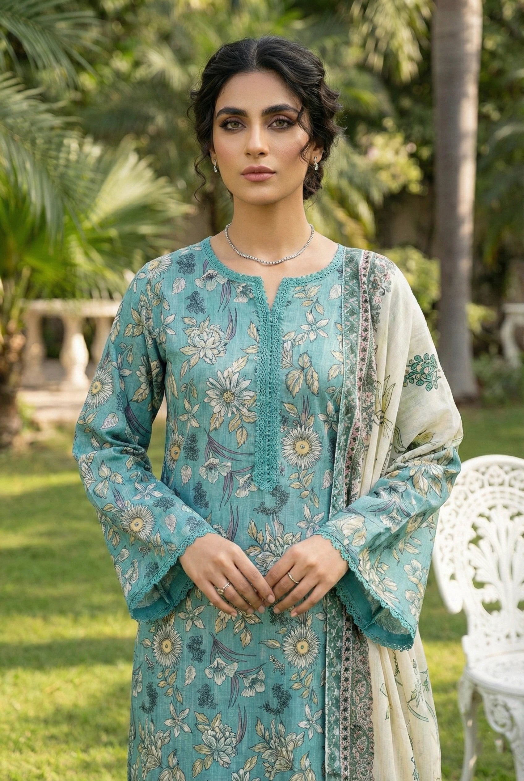 Bagh-e-Iram Jacquard Lawn D12