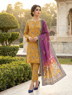 Saqafat Unstitched Lawn D13