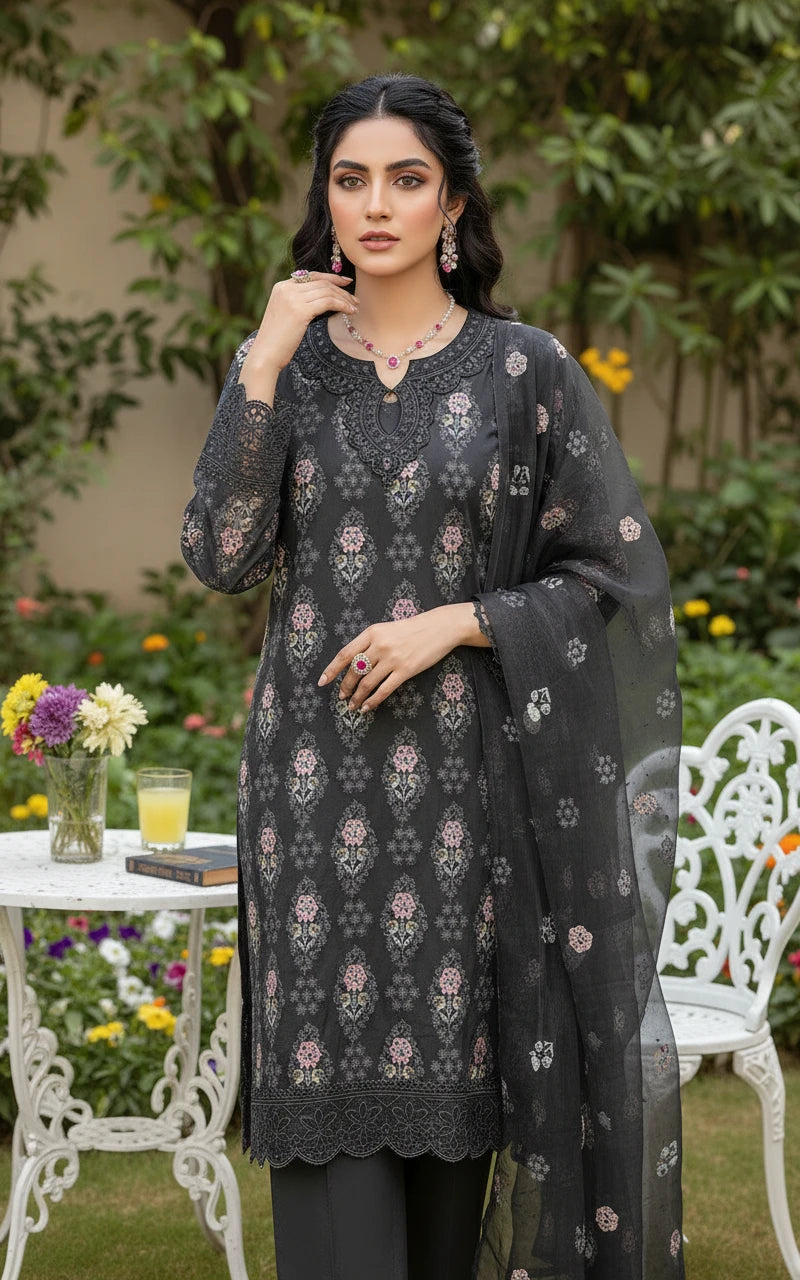 Gul-e-Sehar Embroidered Lawn D13