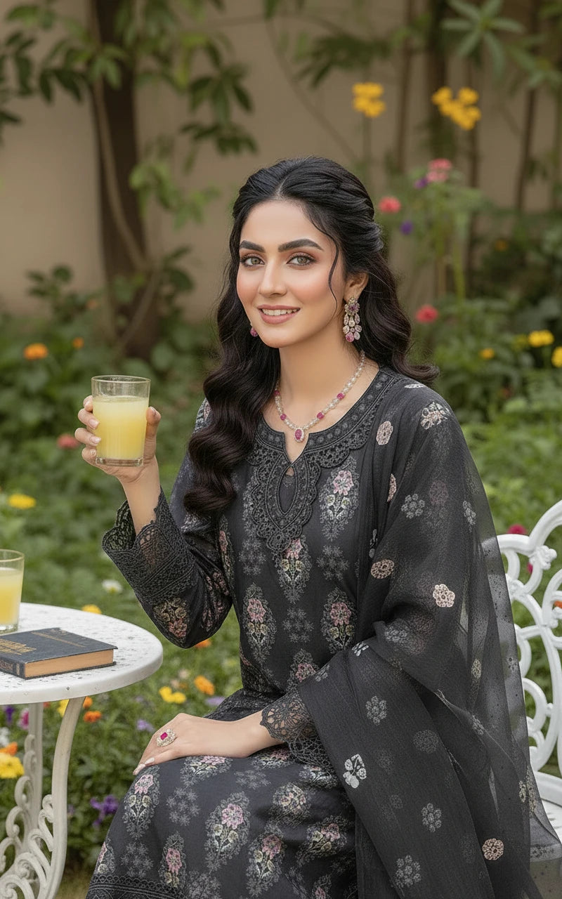 Gul-e-Sehar Embroidered Lawn D13