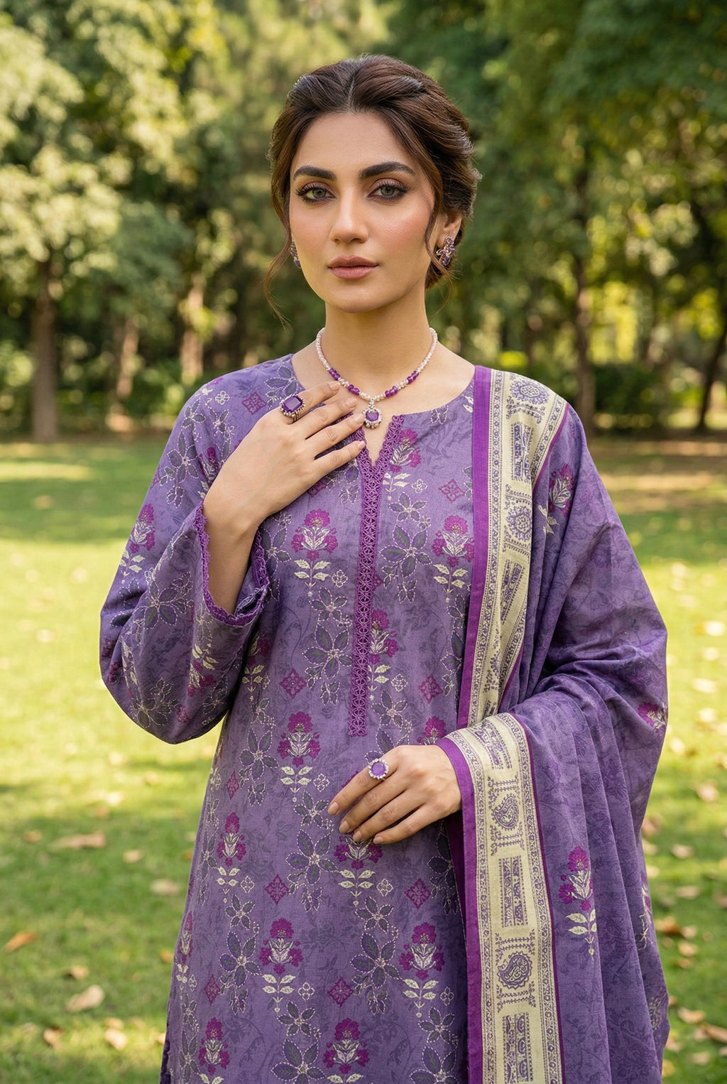 Gul-e-Bahar Printed Lawn D13