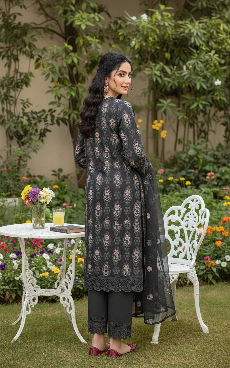 Gul-e-Sehar Embroidered Lawn D13
