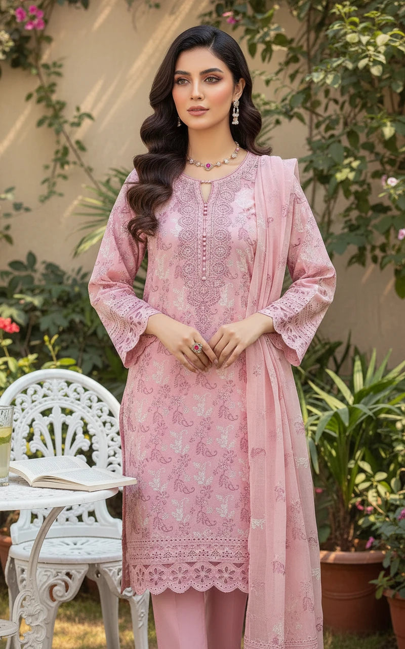 Gul-e-Sehar Embroidered Lawn D14