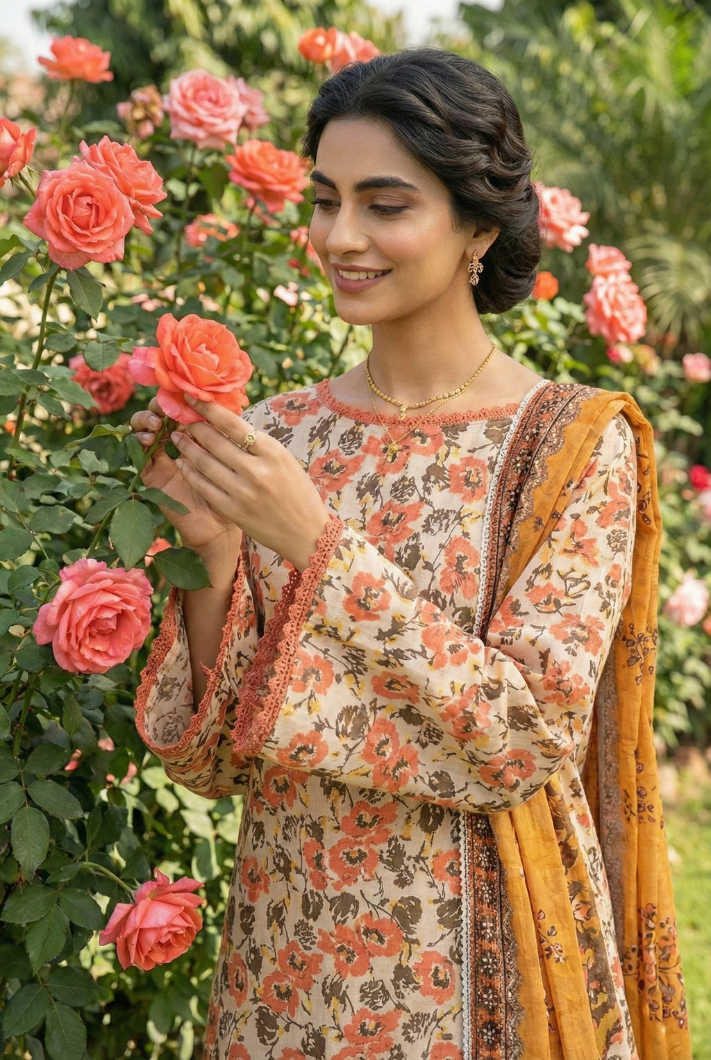 Bagh-e-Iram Jacquard Lawn D15