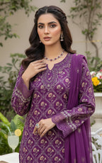 Gul-e-Sehar Embroidered Lawn D15