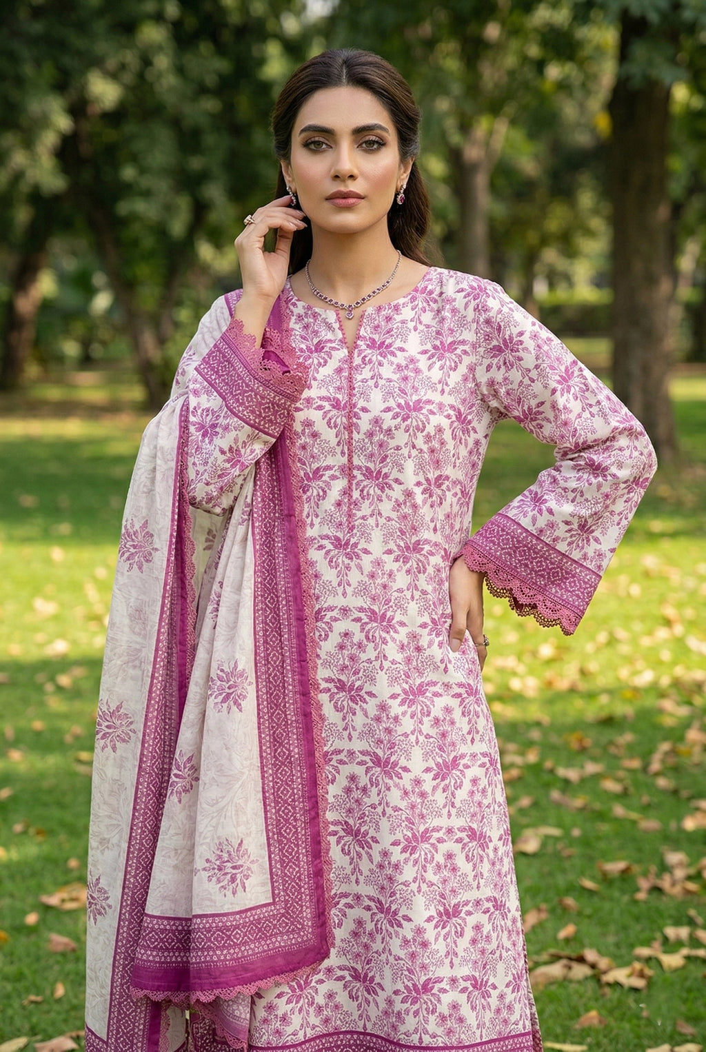 Gul-e-Bahar Printed Lawn D15