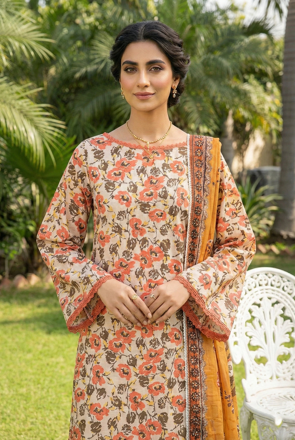 Bagh-e-Iram Jacquard Lawn D15