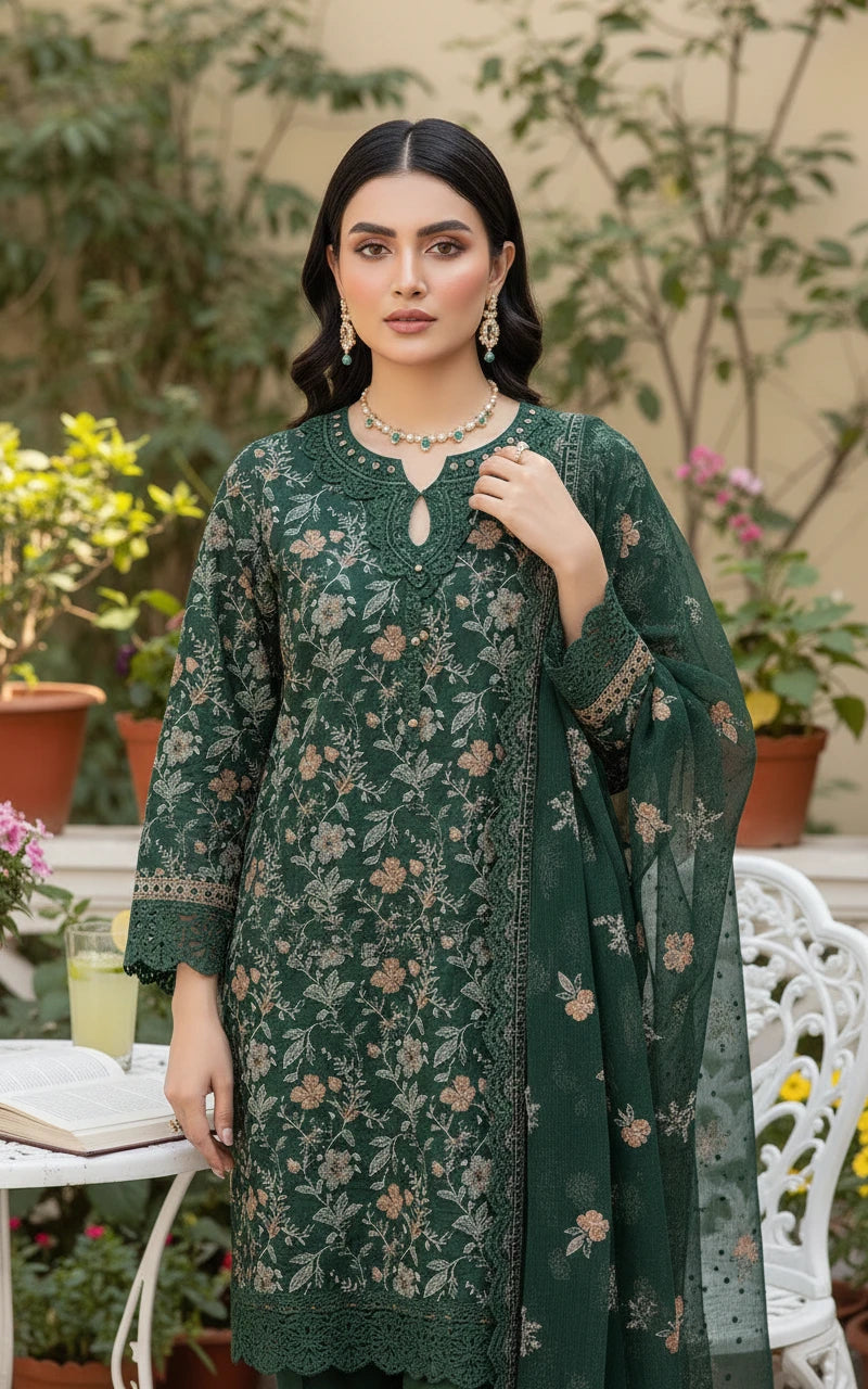 Gul-e-Sehar Embroidered Lawn D16