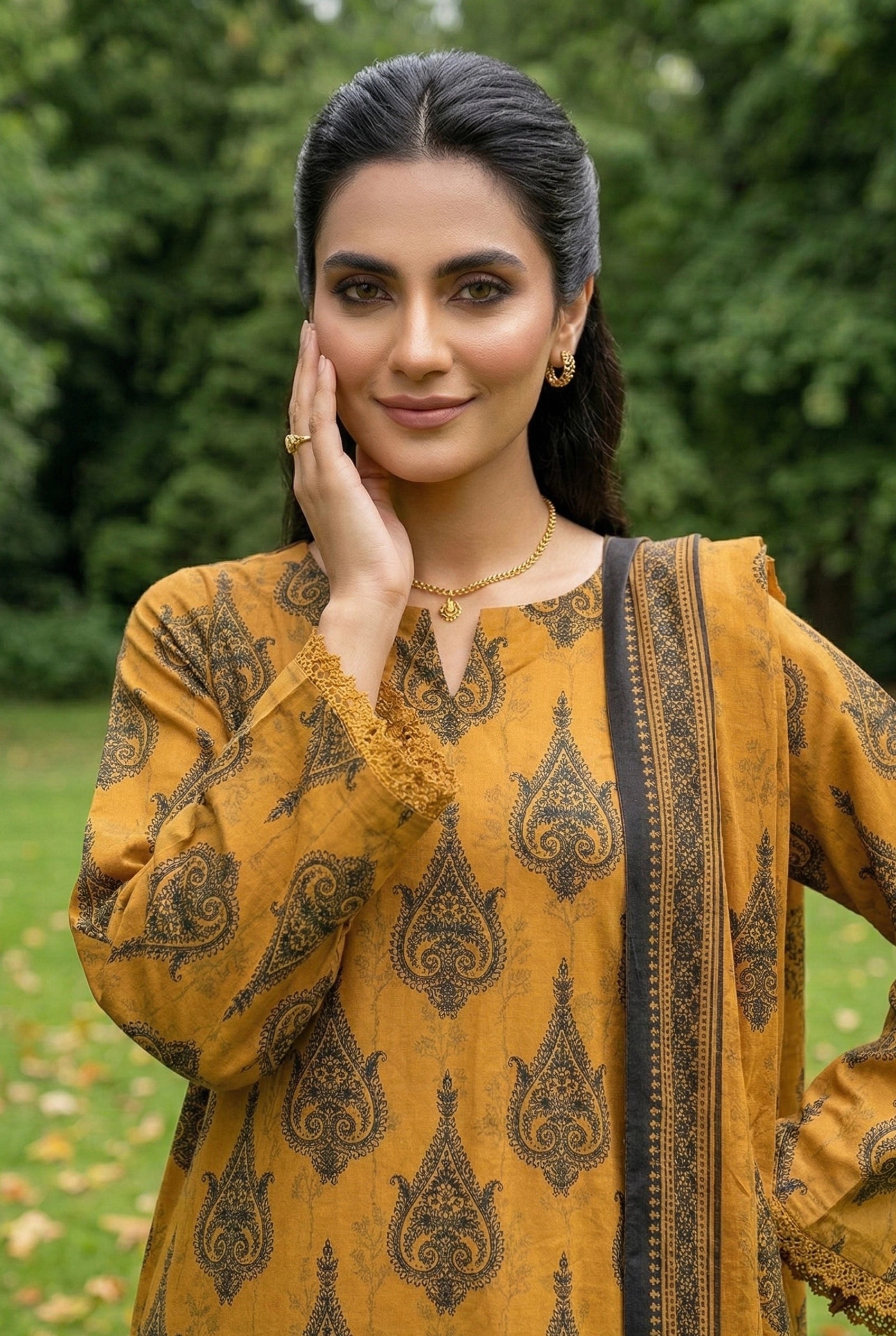 Gul-e-Bahar Printed Lawn D16