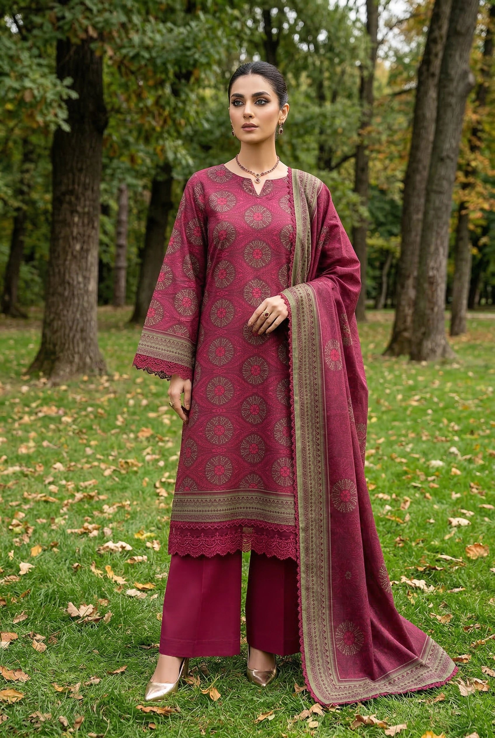 Gul-e-Bahar Printed Lawn D17