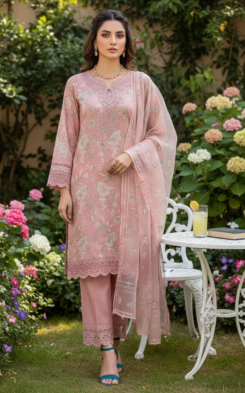 Gul-e-Sehar Embroidered Lawn D17