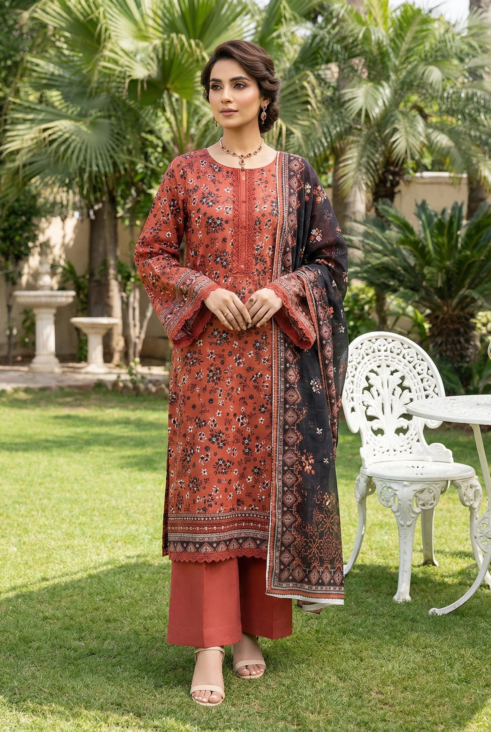 Bagh-e-Iram Jacquard Lawn D17 Main image