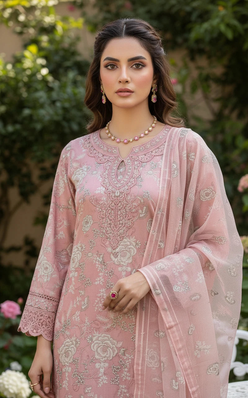 Gul-e-Sehar Embroidered Lawn D17
